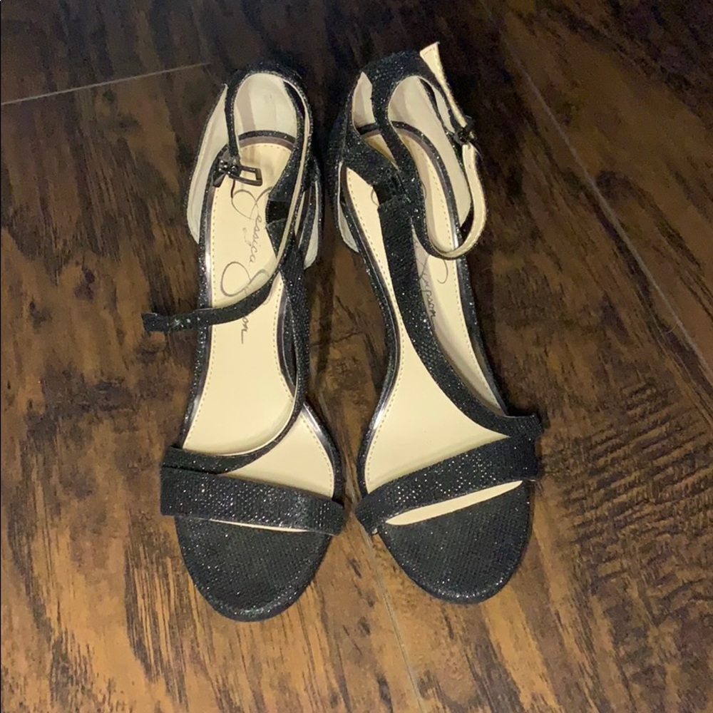 Sexy Sparkly Black stilettos